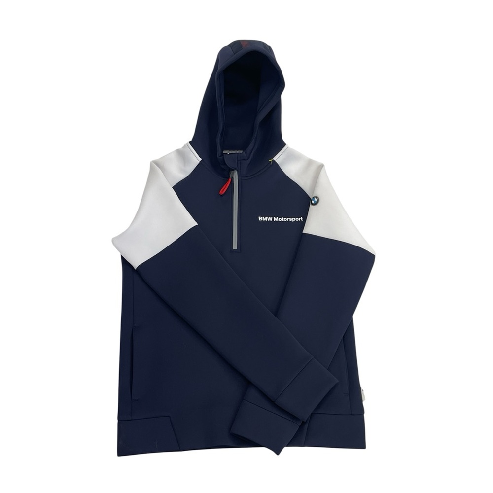 BMW Motorsport Racing 1/4 Zip Pullover Hoodie Mens size Medium Like new